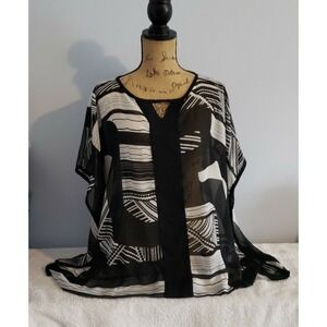 New Directions Womans Blouse Size Large